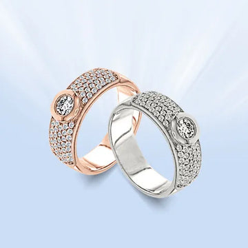 Brillanten, Rotgold 585
