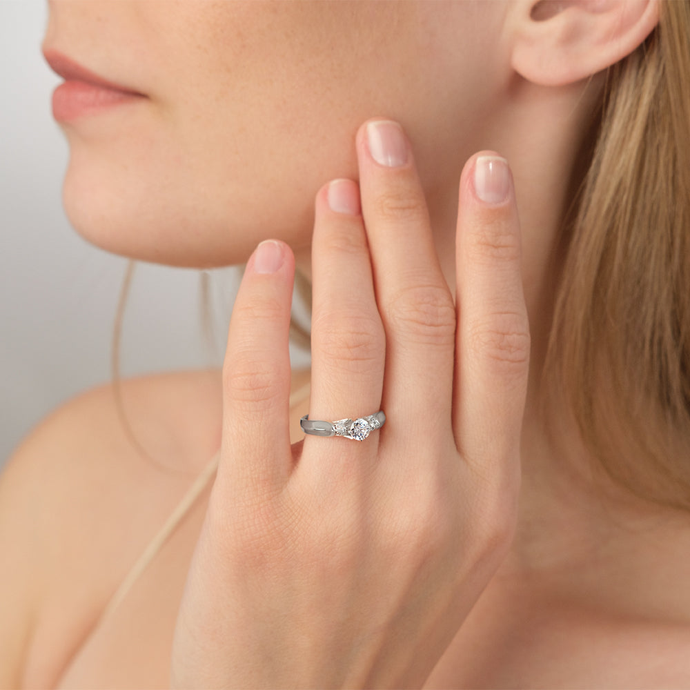 Damenring mit Zirkonia 3