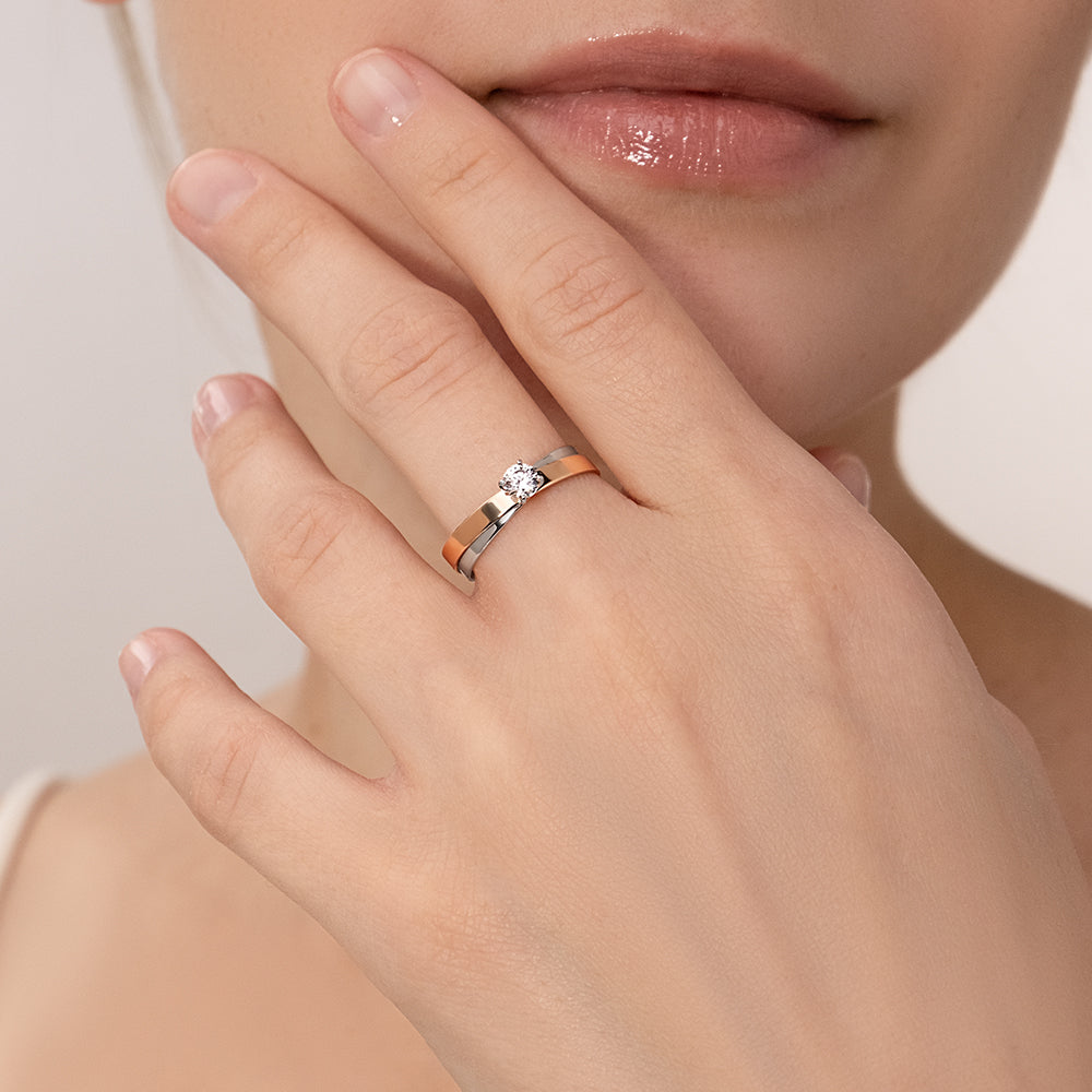 Damenring mit Zirkonia 3