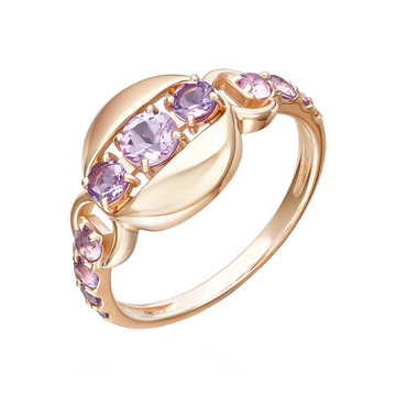 Damenring mit Amethysten