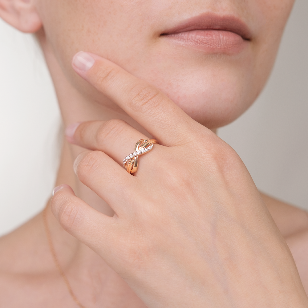 Damenring mit Zirkonia 2