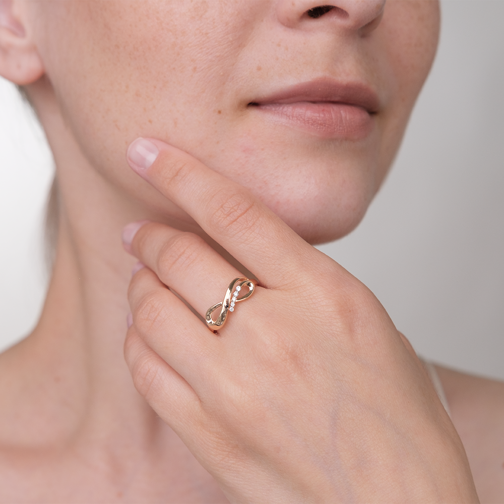Damenring mit Zirkonia 2