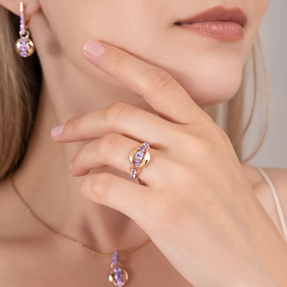 Anhänger mit Amethysten 5