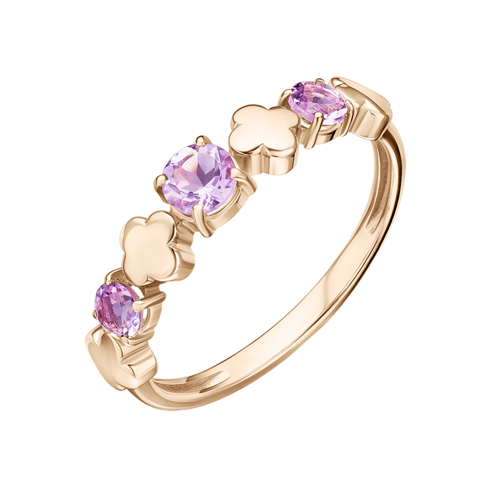 Damenring mit Amethysten