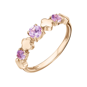 Damenring mit Amethysten