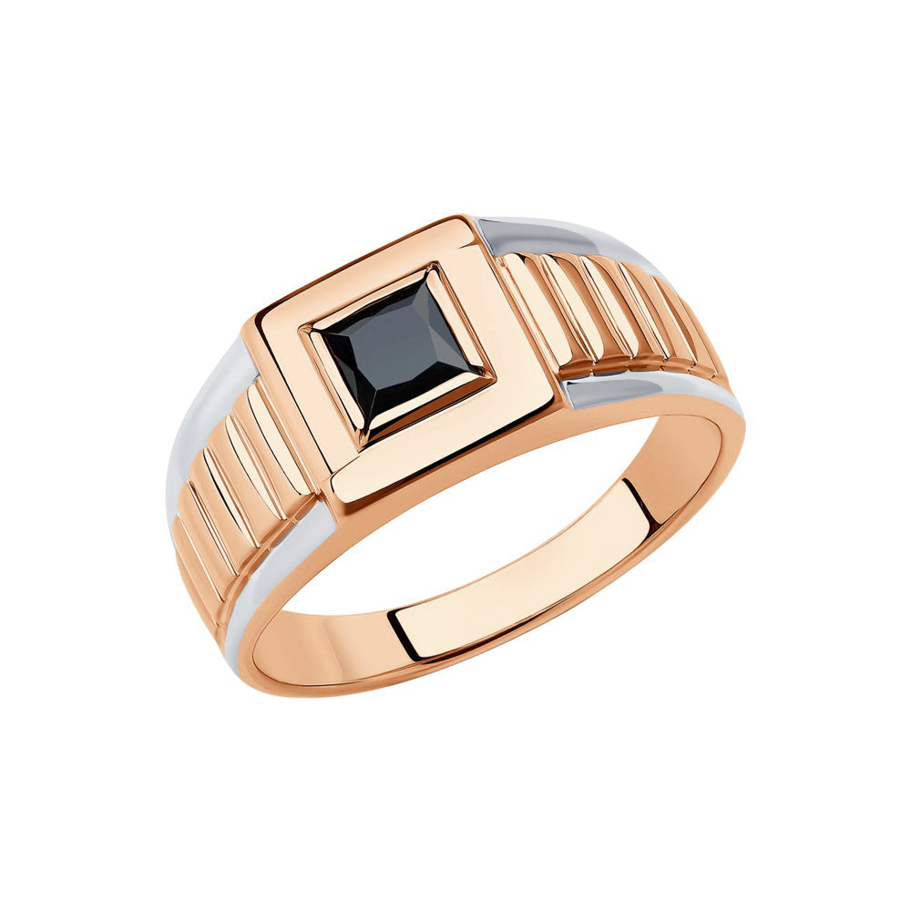 Herrenring mit Zirkonia