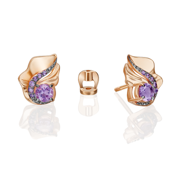 Ohrstecker mit Amethyst