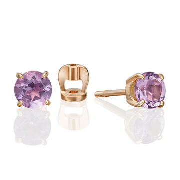 Ohrstecker mit Amethyst