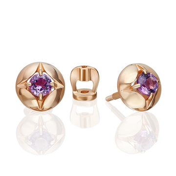 Ohrstecker mit Amethyst