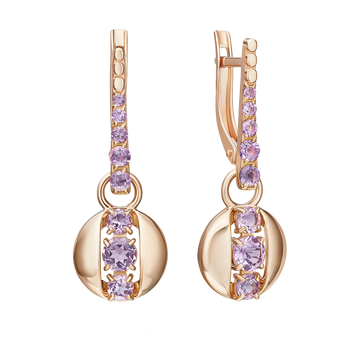 Ohrhänger mit Amethysten