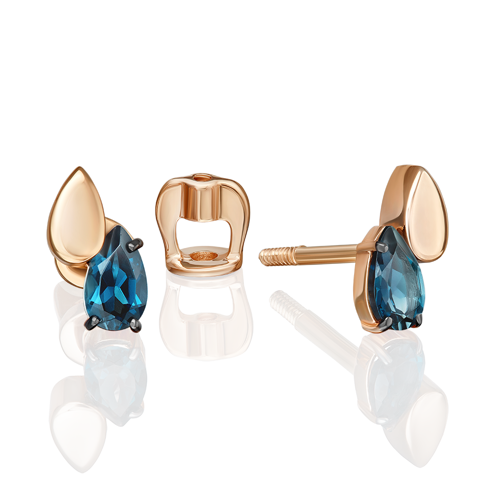 Ohrstecker mit Topas
