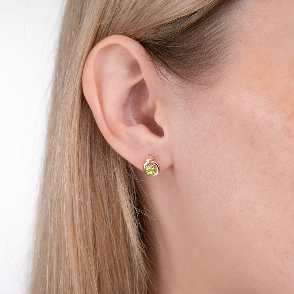 Ohrstecker mit Chrysolith 3