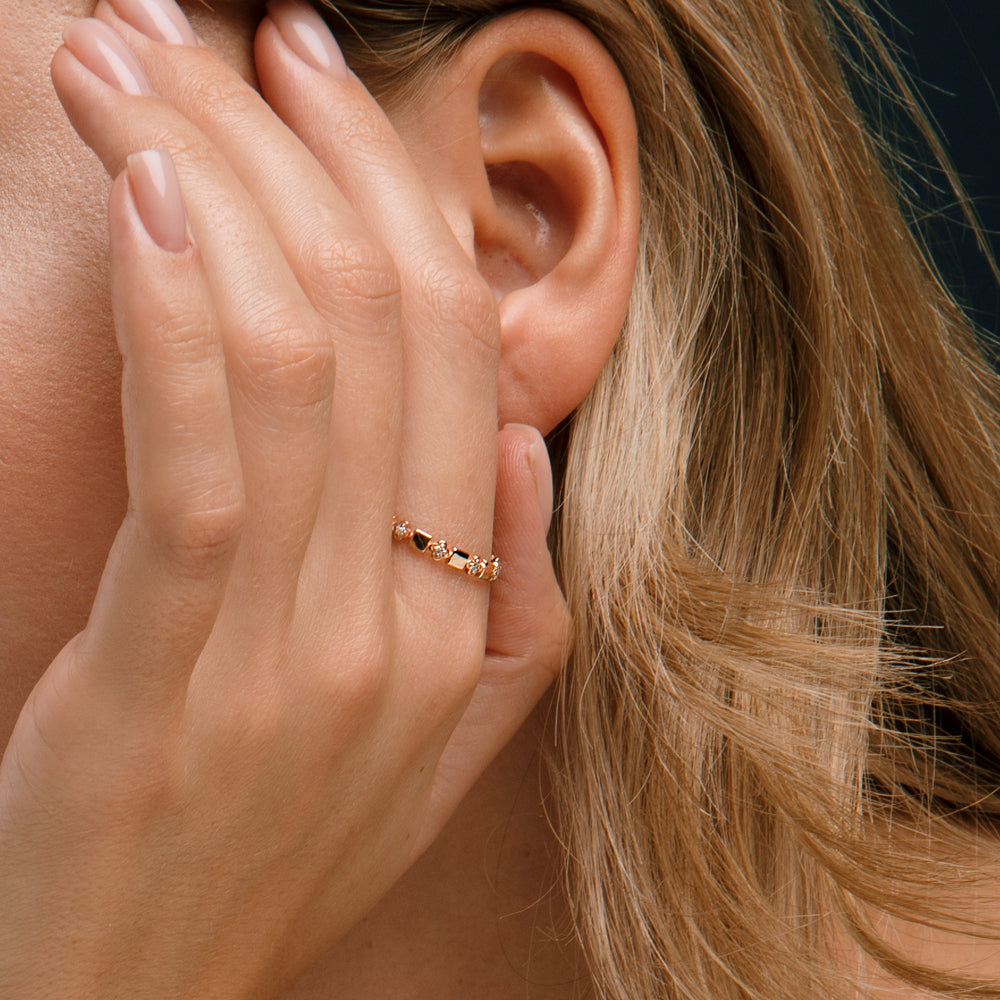 Damenring mit Zirkonia 2