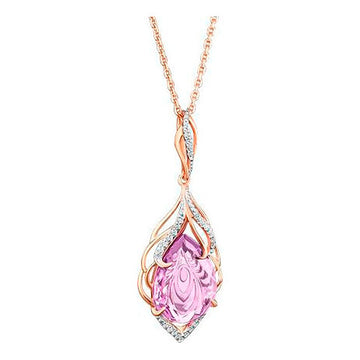 Anhänger mit Zirkonia und Amethyst