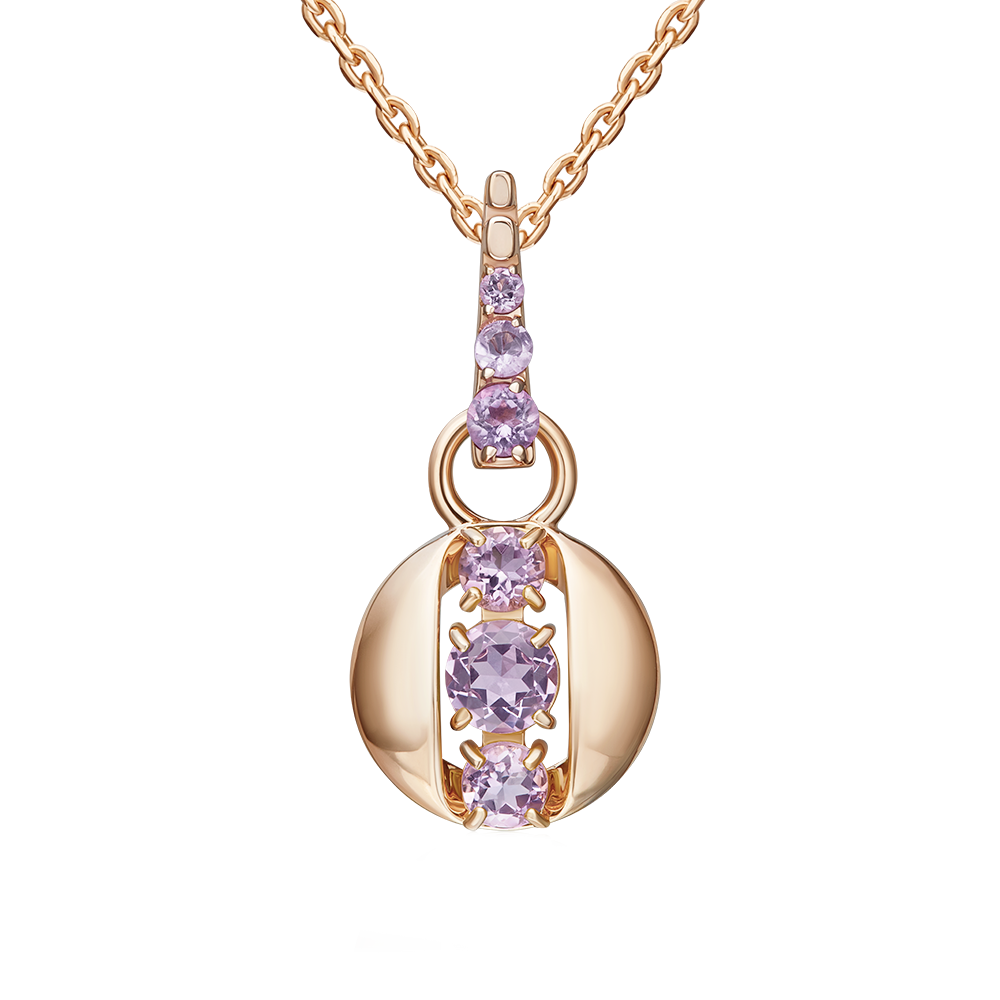 Anhänger mit Amethysten