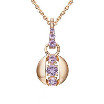 Anhänger mit Amethysten