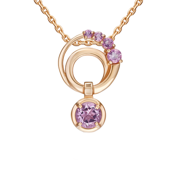 Anhänger mit Amethysten
