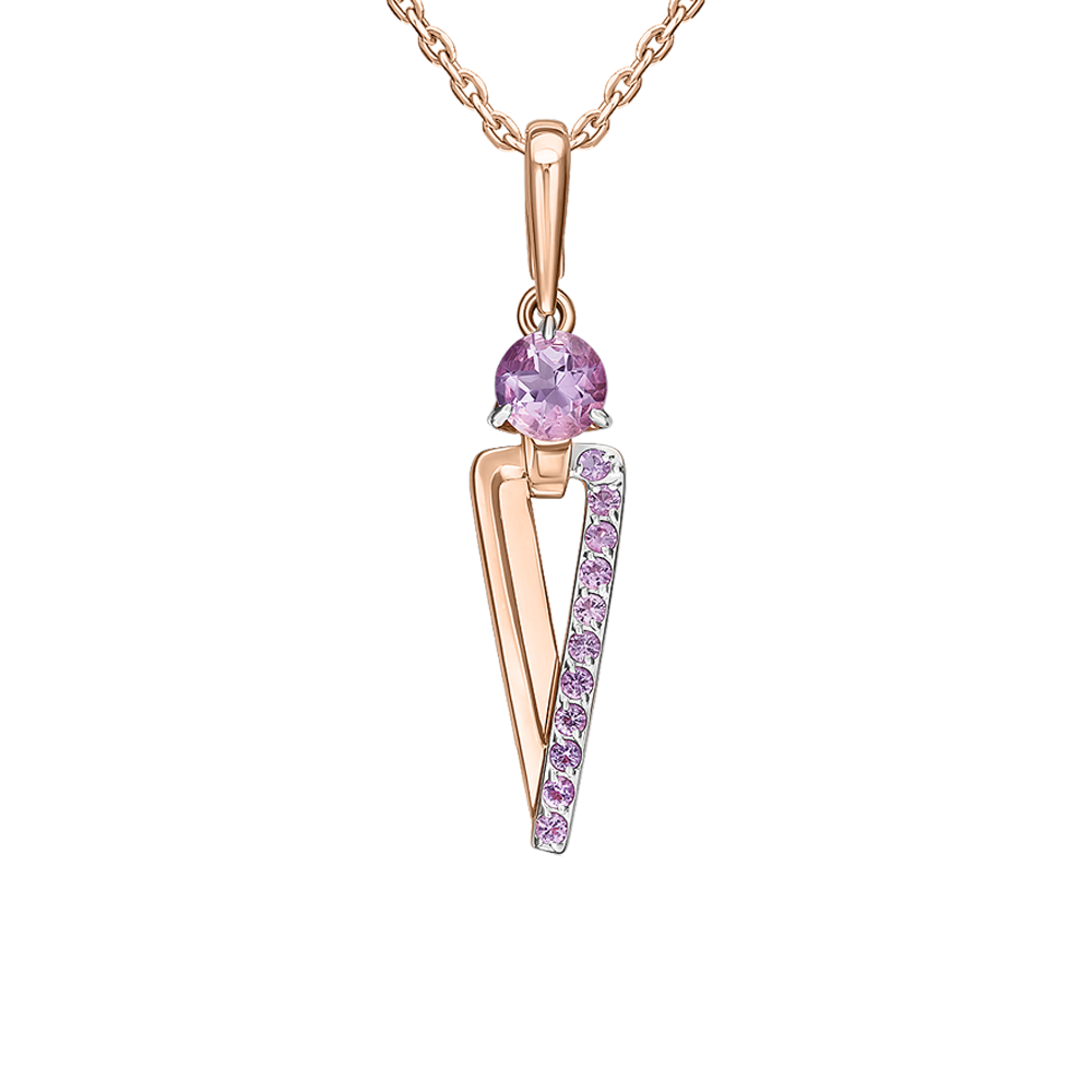 Anhänger mit Amethyst