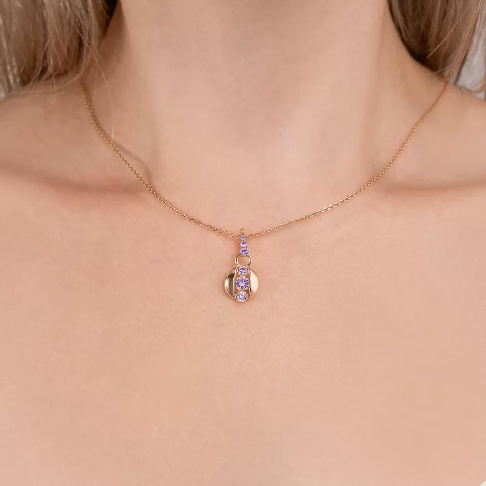 Anhänger mit Amethysten 3