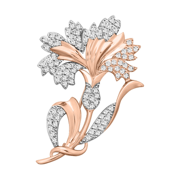 Brosche mit Zirkonia