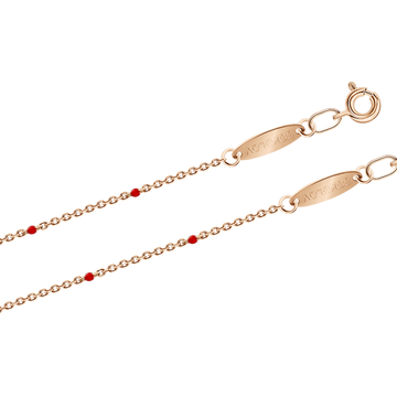Armband und/oder Fußkette mit Emaille