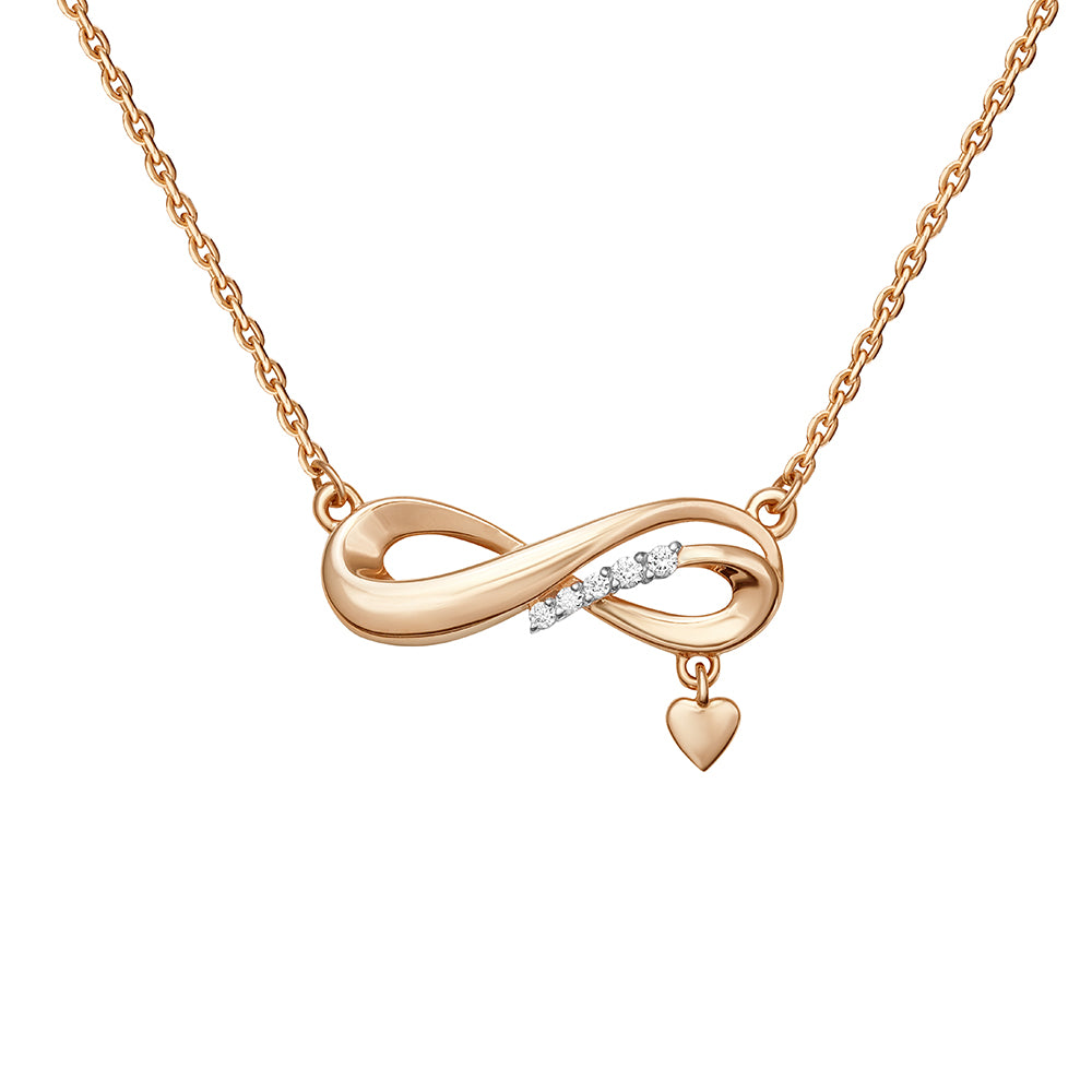 Collier - "Unendlichkeit" mit Zirkonia