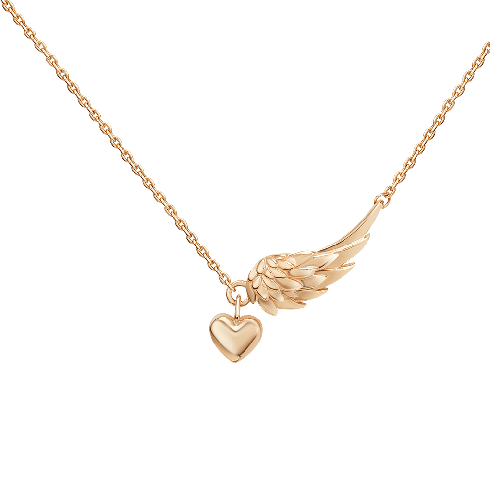 Collier „Flügel & Herz“