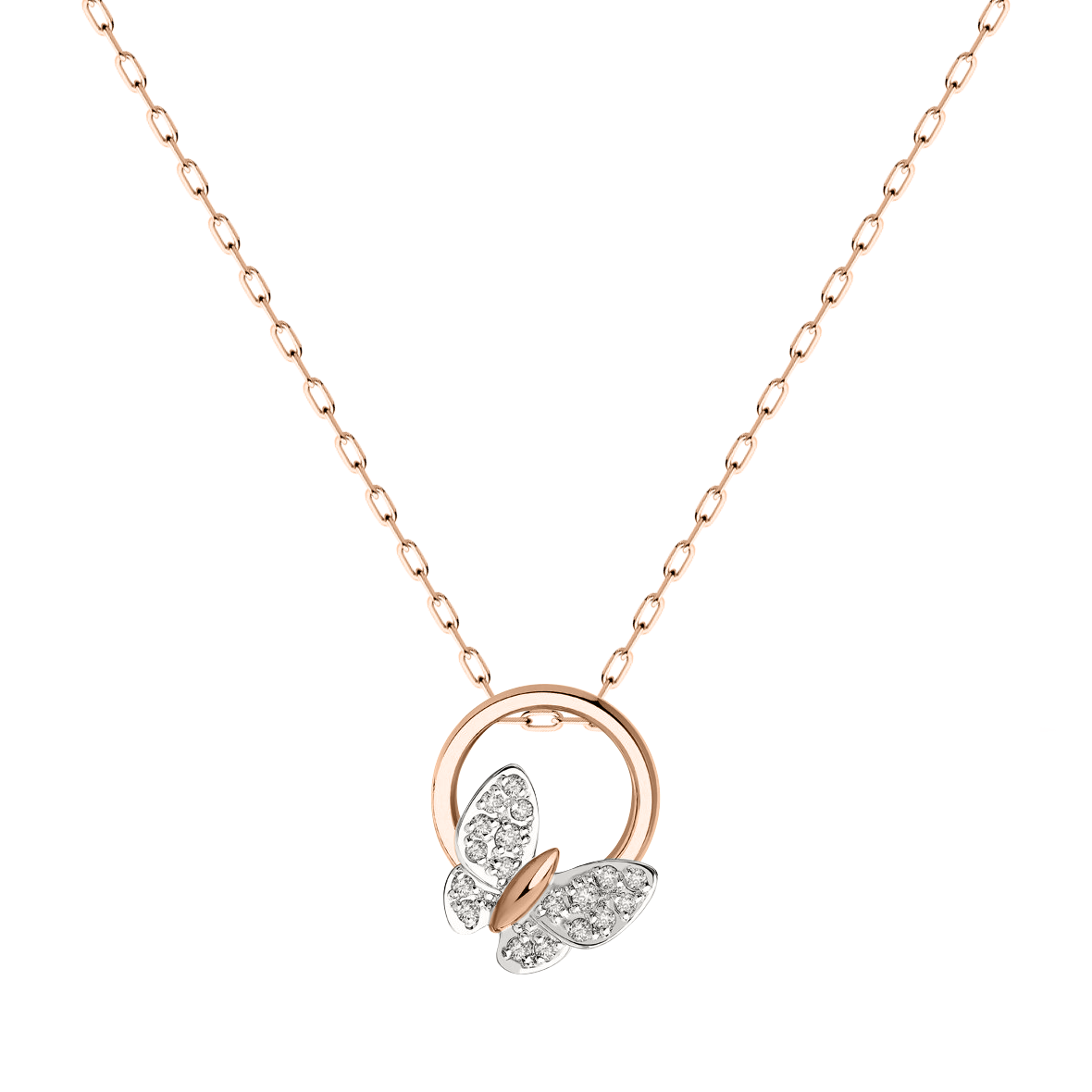 Collier mit Anhänger und Zirkonia