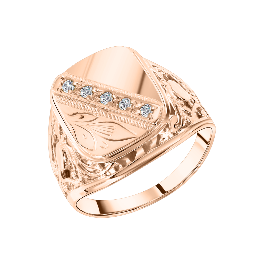 Herrenring mit Zirkonia