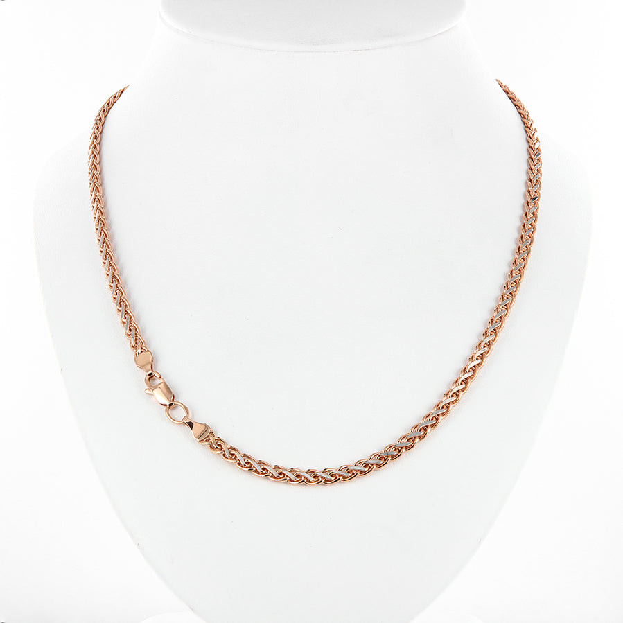 Kette Rot-/Weißgold