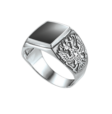 Herrenring mit Onyx