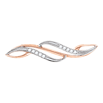 Brosche mit Zirkonia