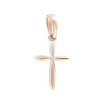 Anhänger – Kreuz mit Brillant