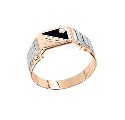 Herrenring mit Zirkonia