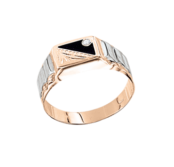 Herrenring mit Zirkonia