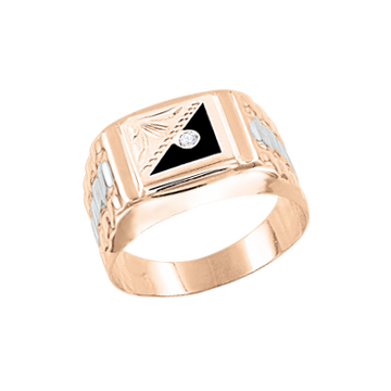 Herrenring mit Zirkonia