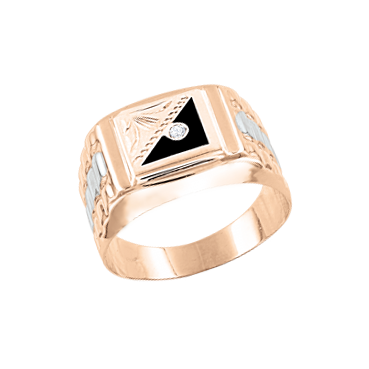 Herrenring mit Zirkonia