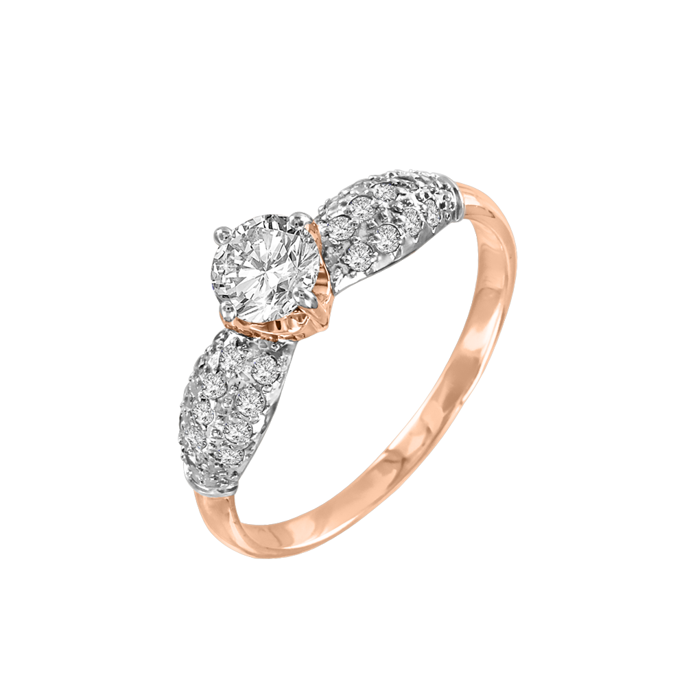 Damenring mit Swarovski Zirkonia