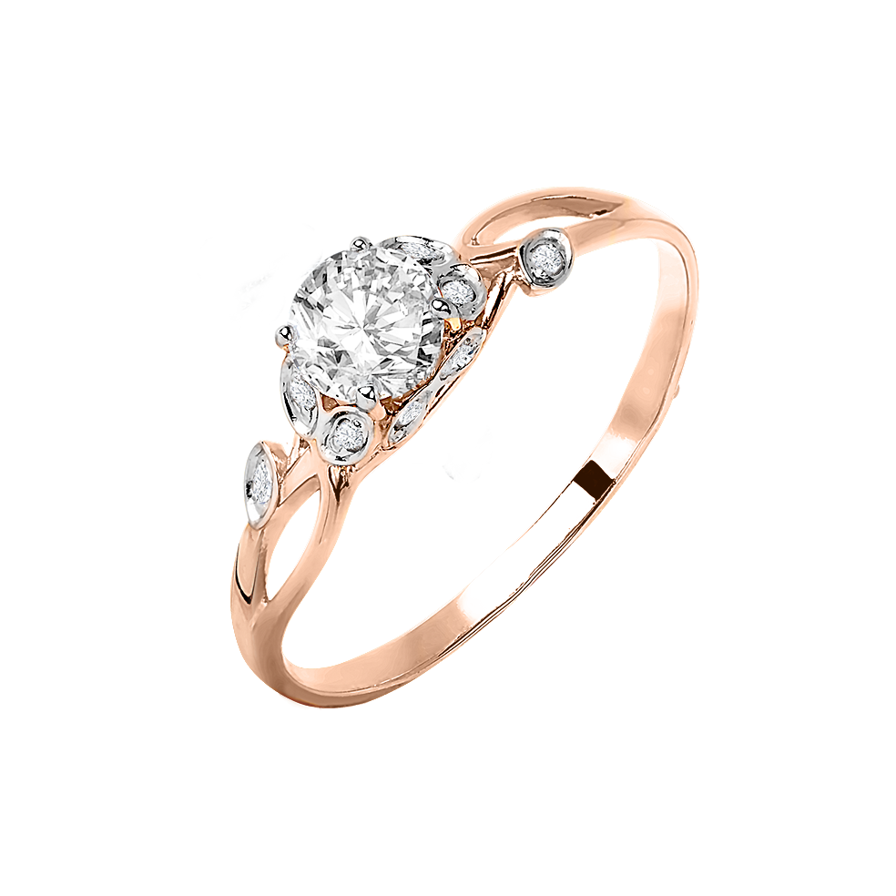 Damenring mit Swarovski Zirkonia