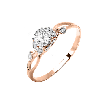 Damenring mit Swarovski Zirkonia