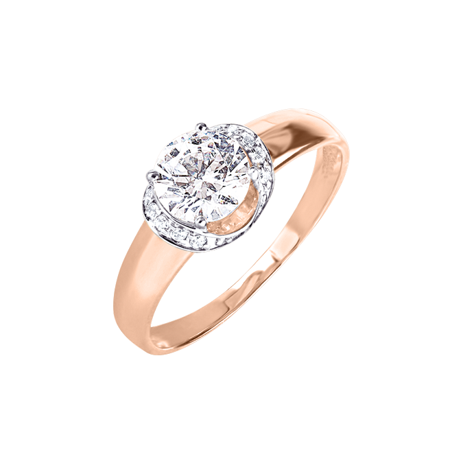 Damenring mit Swarovski Zirkonia