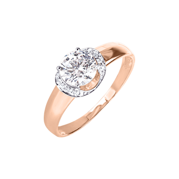 Damenring mit Swarovski Zirkonia