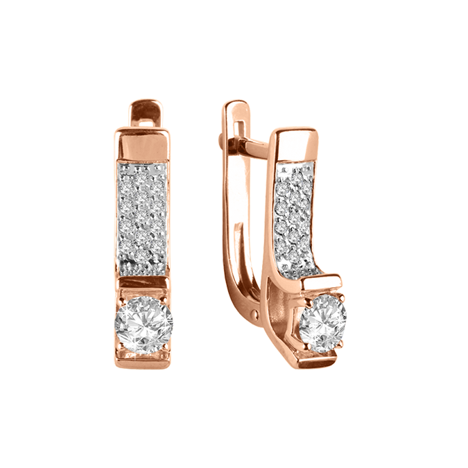 Ohrhänger mit Swarovski Zirkonia