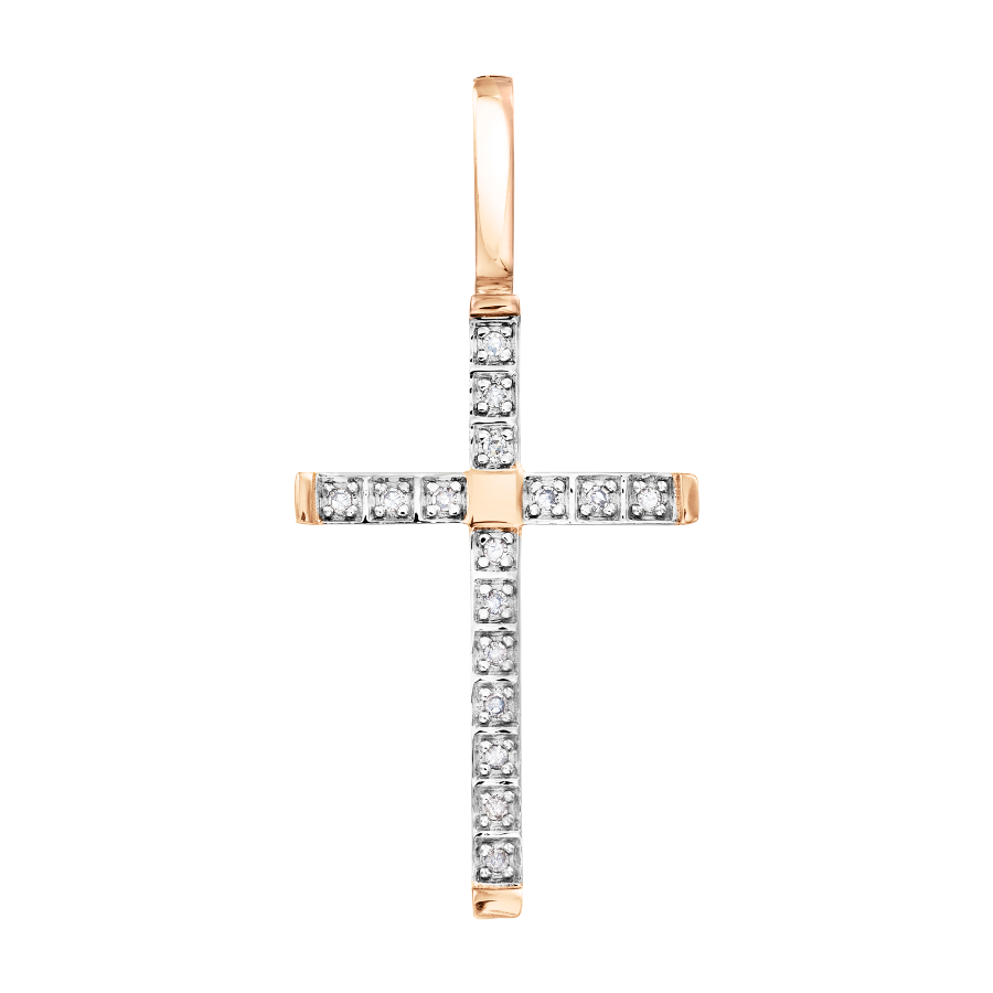 Anhänger – Kreuz mit Brillanten