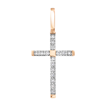 Anhänger – Kreuz mit Brillanten