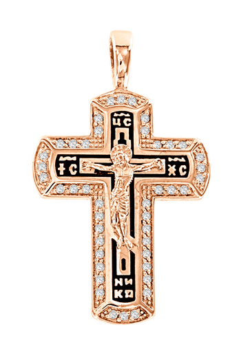 Anhänger - Kreuz mit Zirkonia