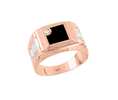 Herrenring mit Zirkonia
