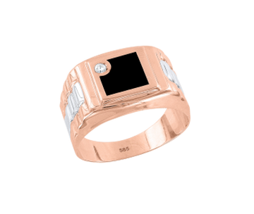Herrenring mit Zirkonia