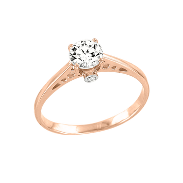Damenring mit Swarovski Zirkonia