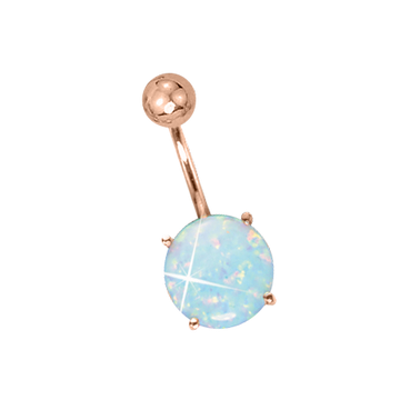 Bauchpiercing mit Opal